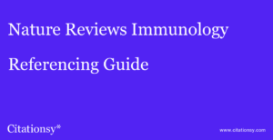 Nature Reviews Immunology journal logo