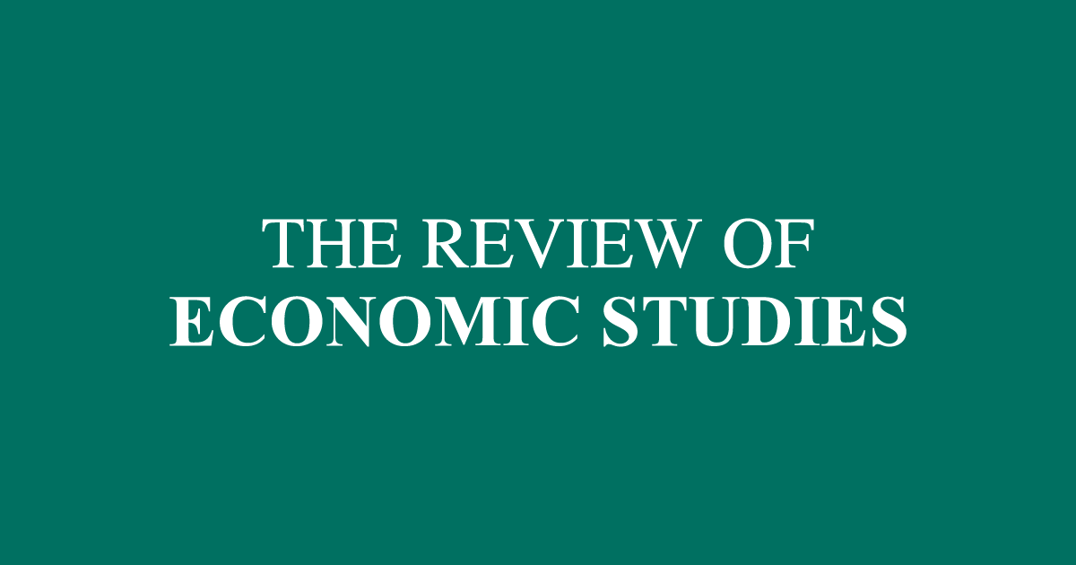 Review of Economic Studies Pic