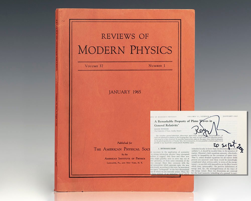 Reviews of Modern Physics Pic