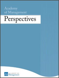 Academy of Management Perspectives journal logo