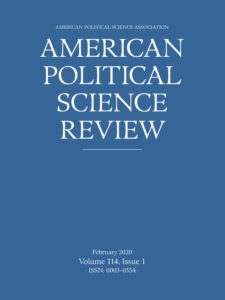 American Political Science Review journal logo