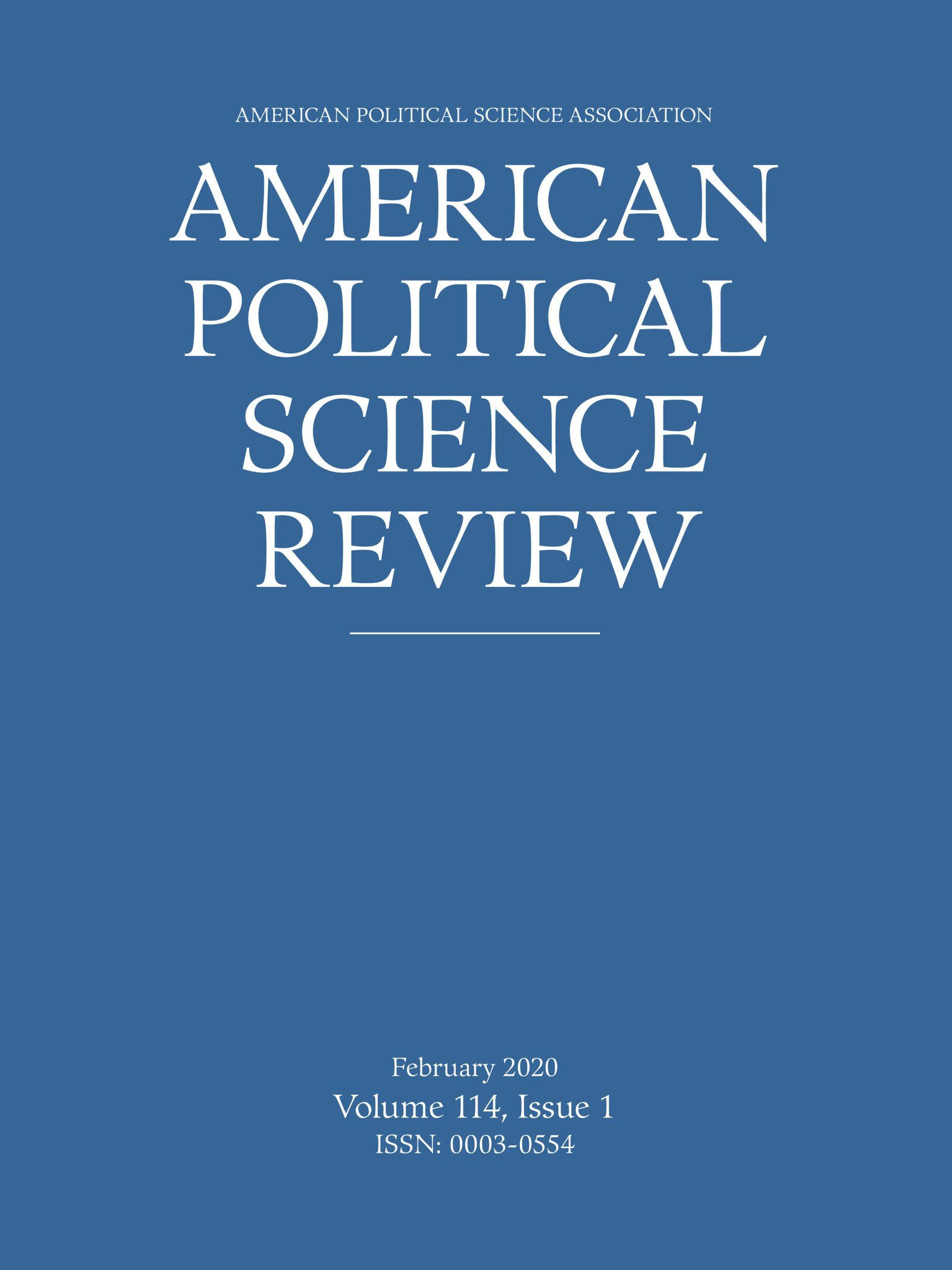 American Political Science Review Photo