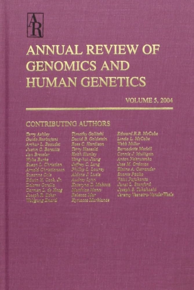 Annual Review of Genomics and Human Genetics pic