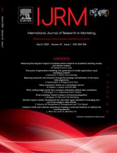 International Journal of Research in Marketing journal logo