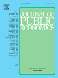 Journal of Public Economics journal logo