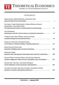 Theoretical Economics journal logo