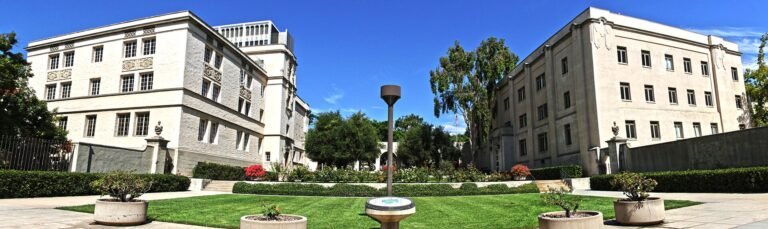 Entrance to the Caltech campus in Pasadena