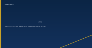 Journal of Traffic and Transportation Engineering (English Edition) journal logo